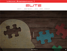 Tablet Screenshot of elitehighperformance.com